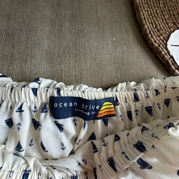 Ocean Drive Women’s Dress set - Navy and Cream - Picture 8 of 9